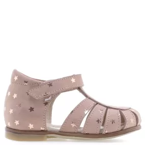 (1151B) Emel pink stars closed sandals