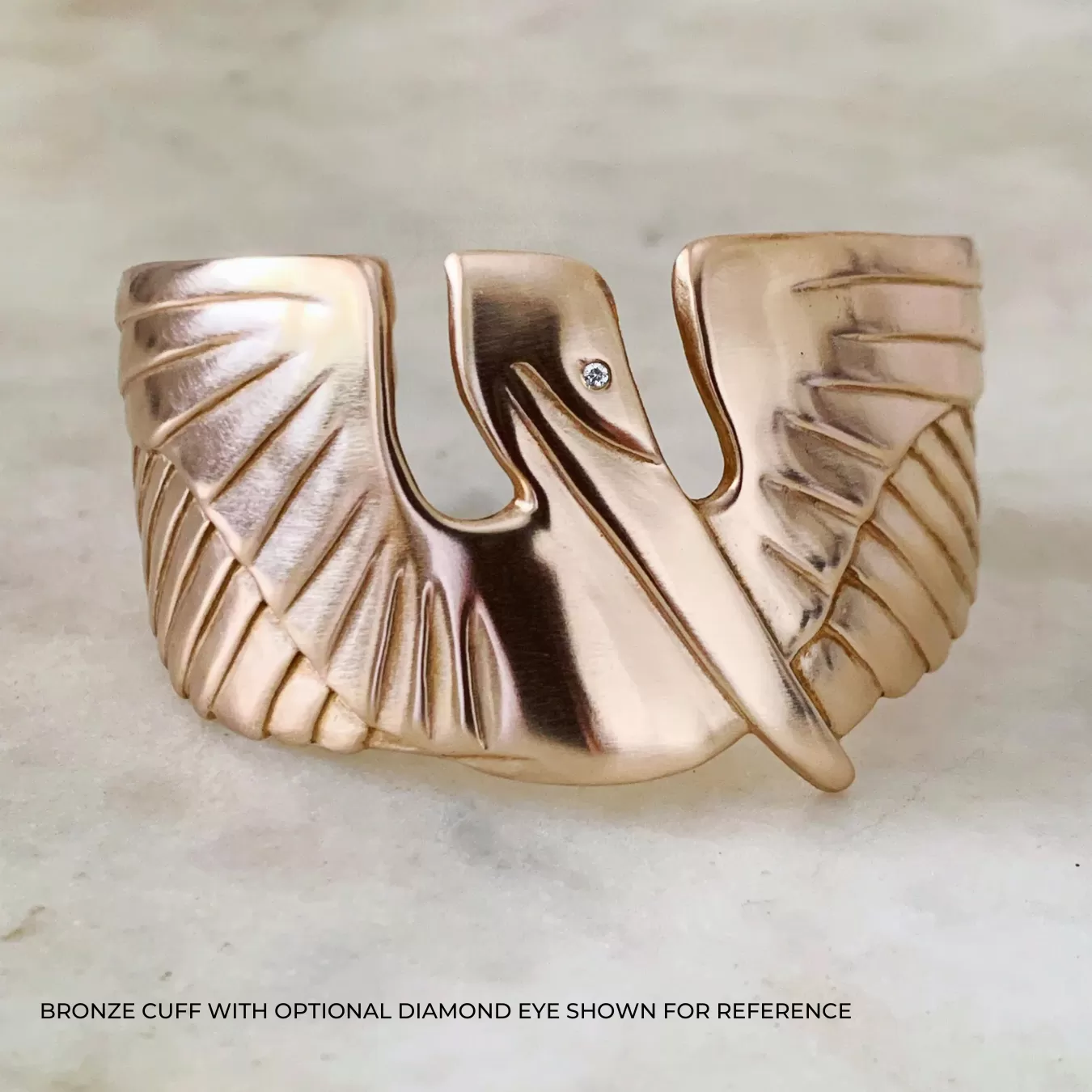 14K GOLD PELICAN CUFF