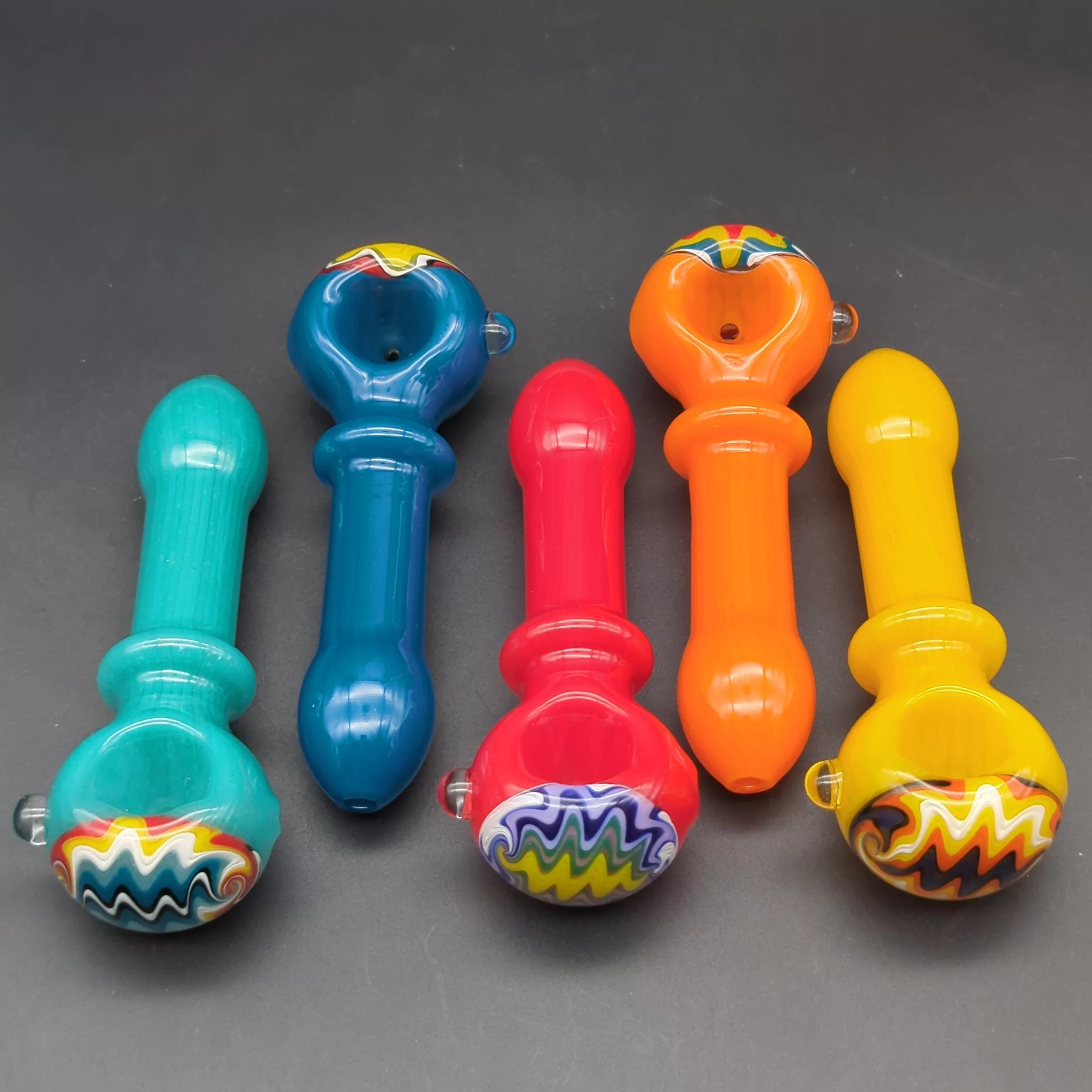 5 Solid Line Hand Pipe w/ Wig Wag