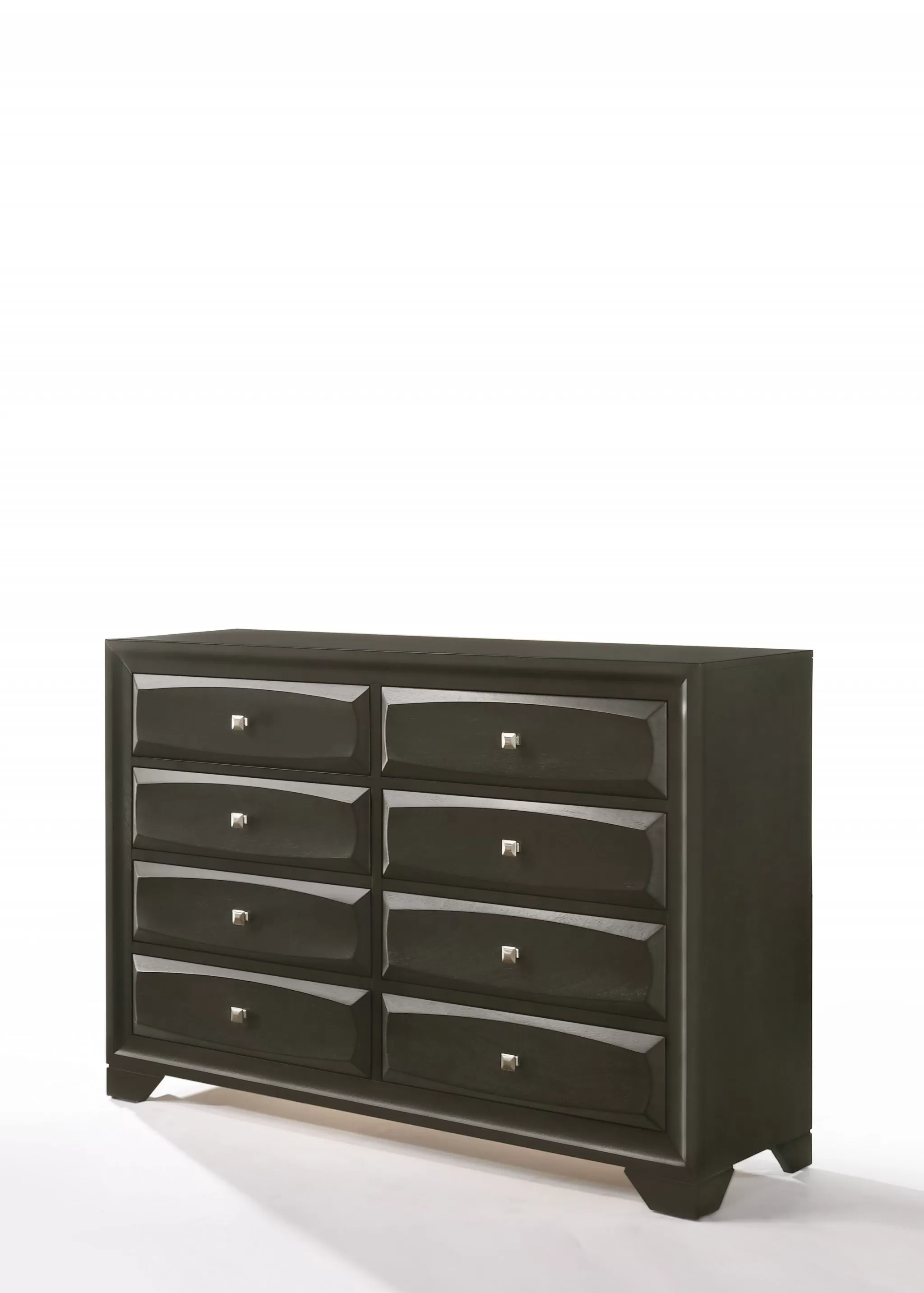 58 Gray Solid Wood Standard Dresser/Chest