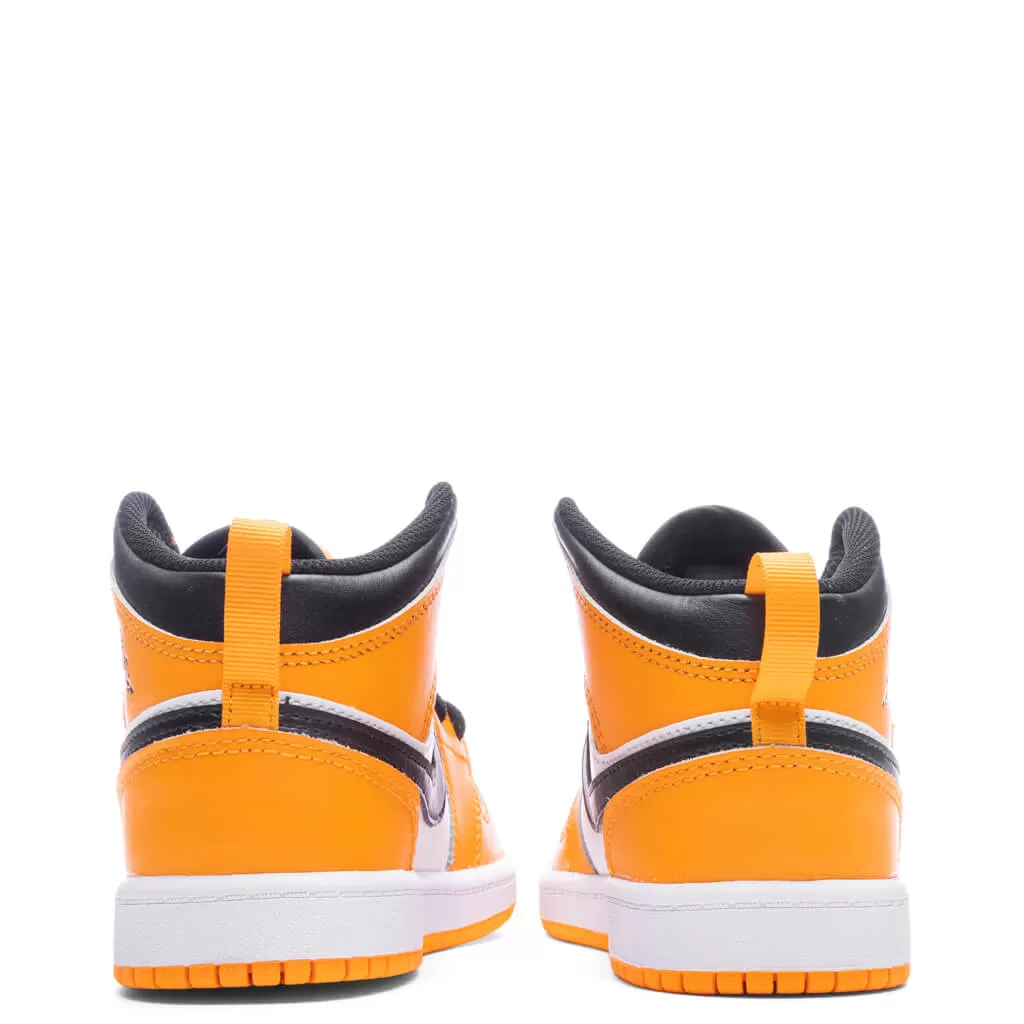 Air Jordan 1 Mid (PS) - Taxi/Black/White