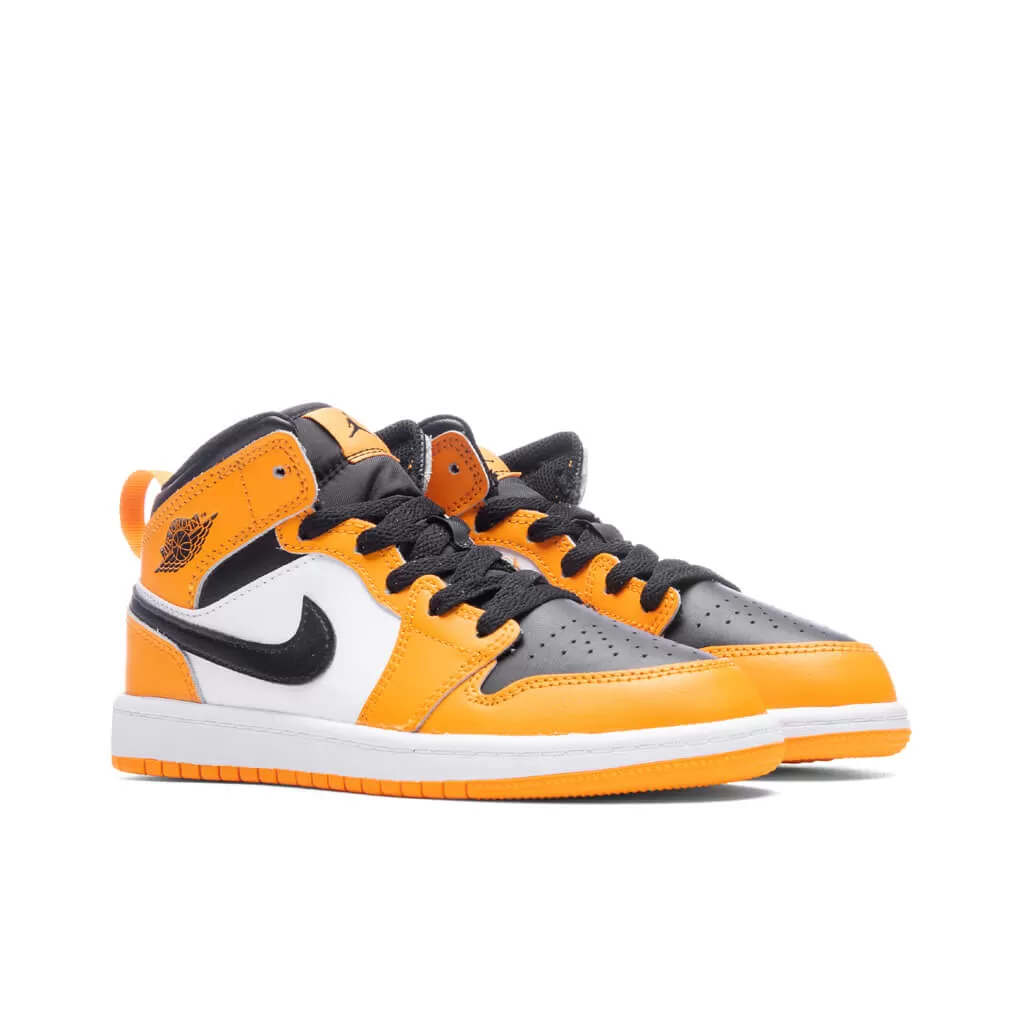 Air Jordan 1 Mid (PS) - Taxi/Black/White