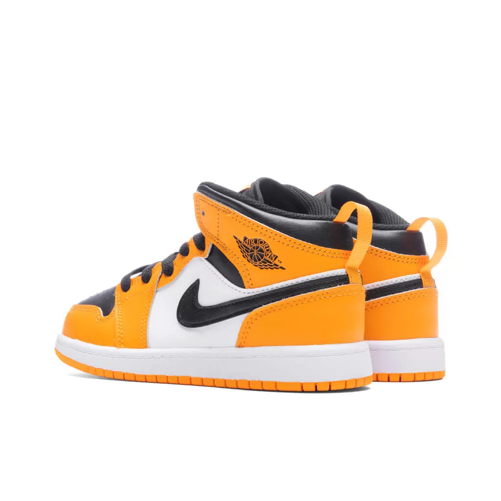 Air Jordan 1 Mid (PS) - Taxi/Black/White