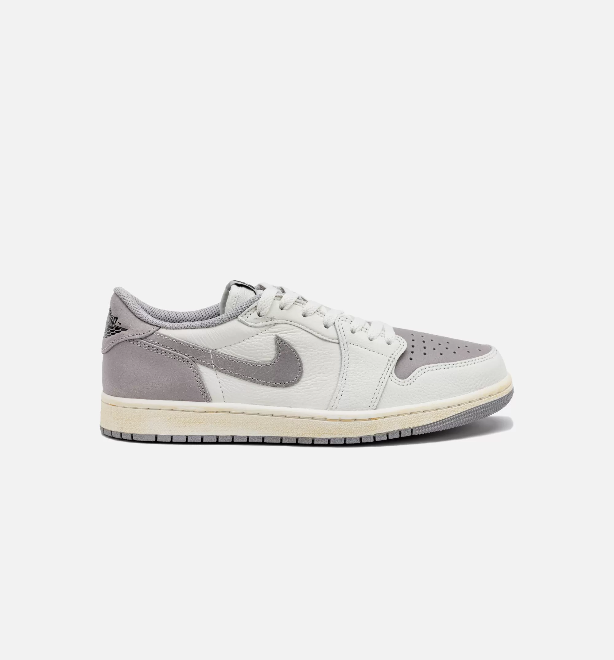 Air Jordan 1 Retro Low OG Atmosphere Grey Mens Lifestyle Shoe - Sail/Black/Atmosphere Grey