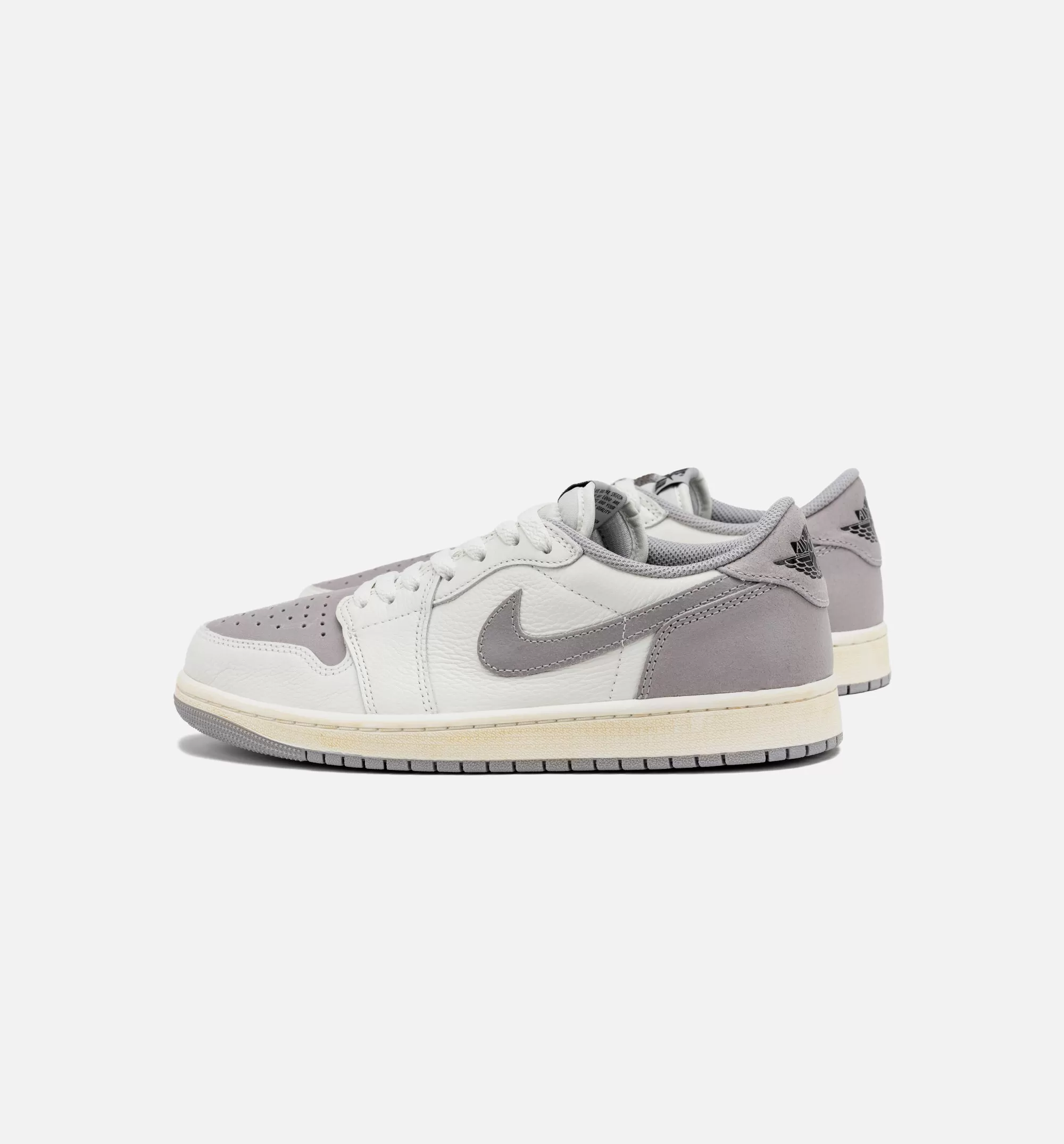 Air Jordan 1 Retro Low OG Atmosphere Grey Mens Lifestyle Shoe - Sail/Black/Atmosphere Grey