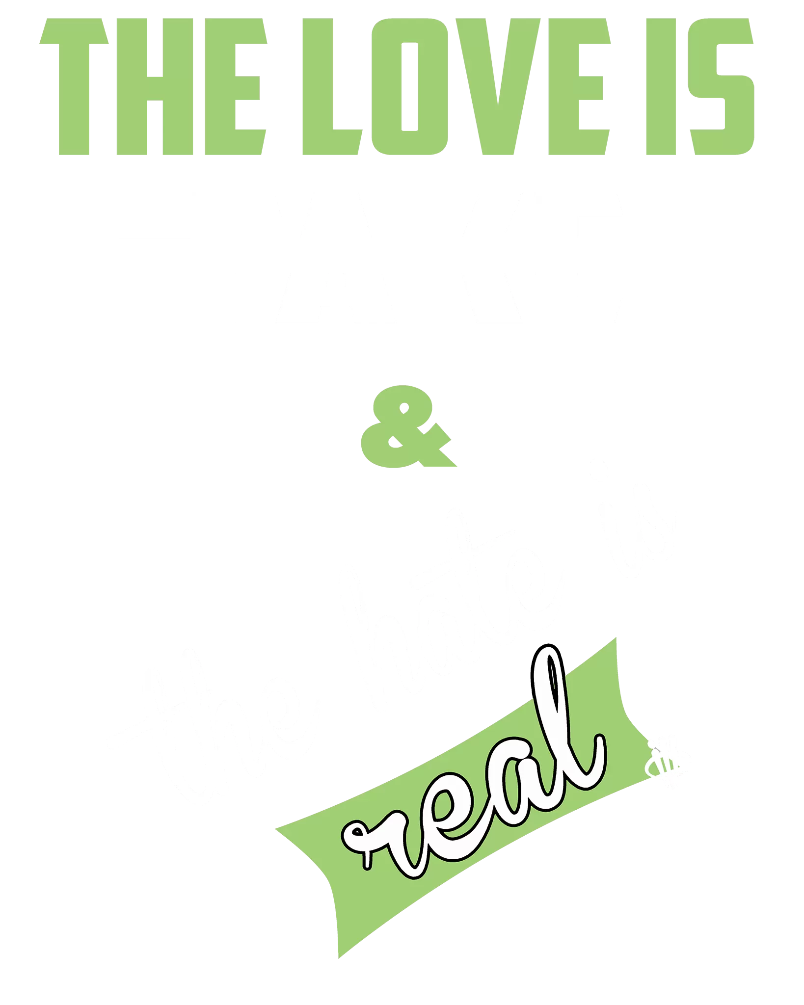 Air Jordan 5 Green Bean Black T-Shirt (Love is Fake)