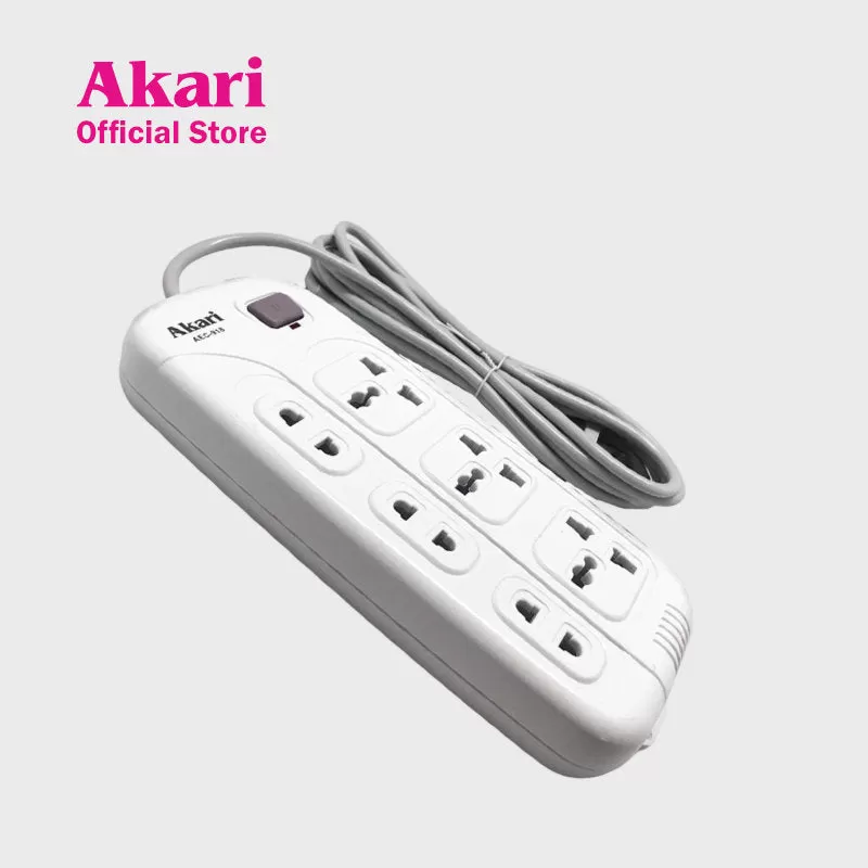 Akari 6 Gang Extension Cord with Surge Protection and Light Indicator (AEC-918)