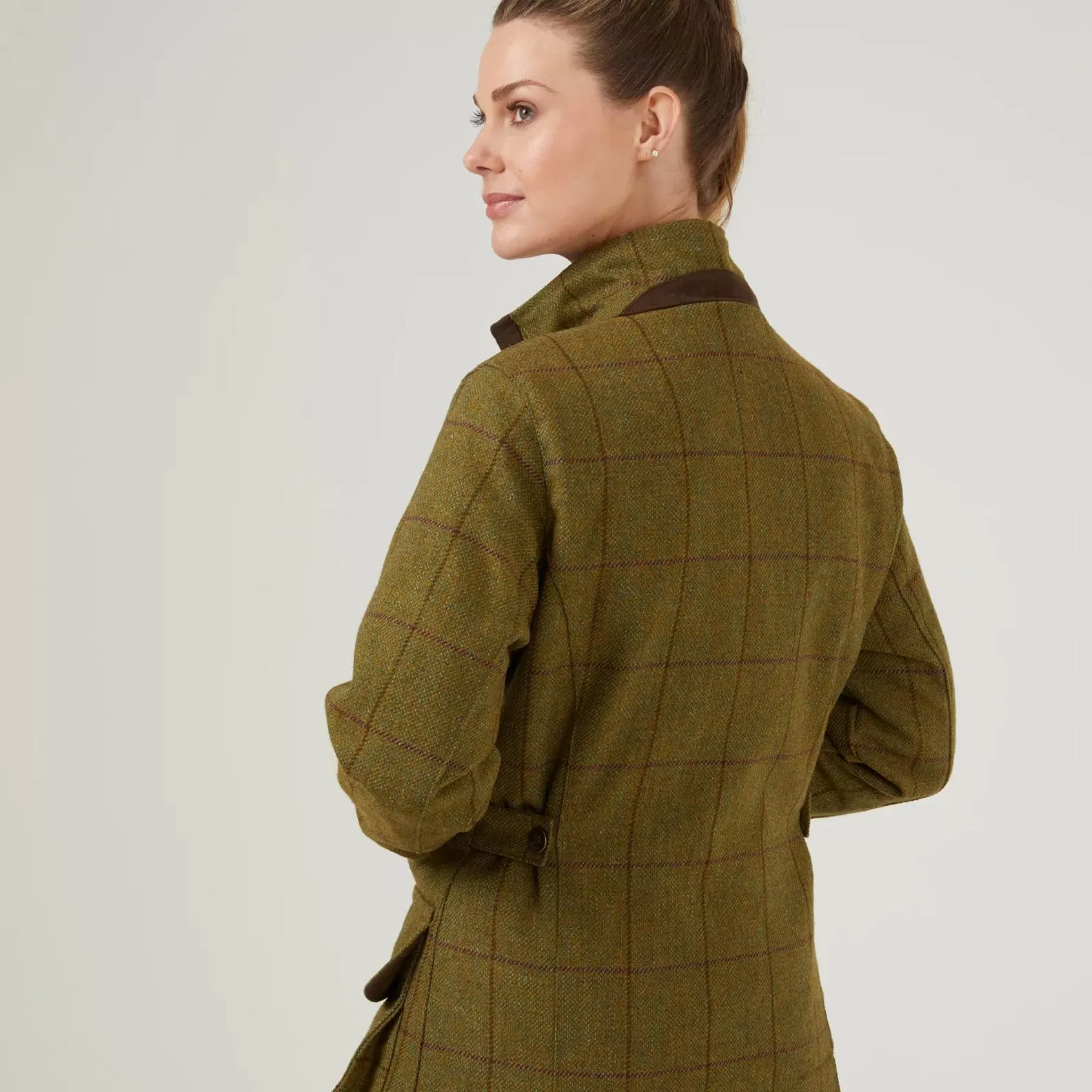 Alan Paine Rutland Ladies Tweed Waterproof Coat