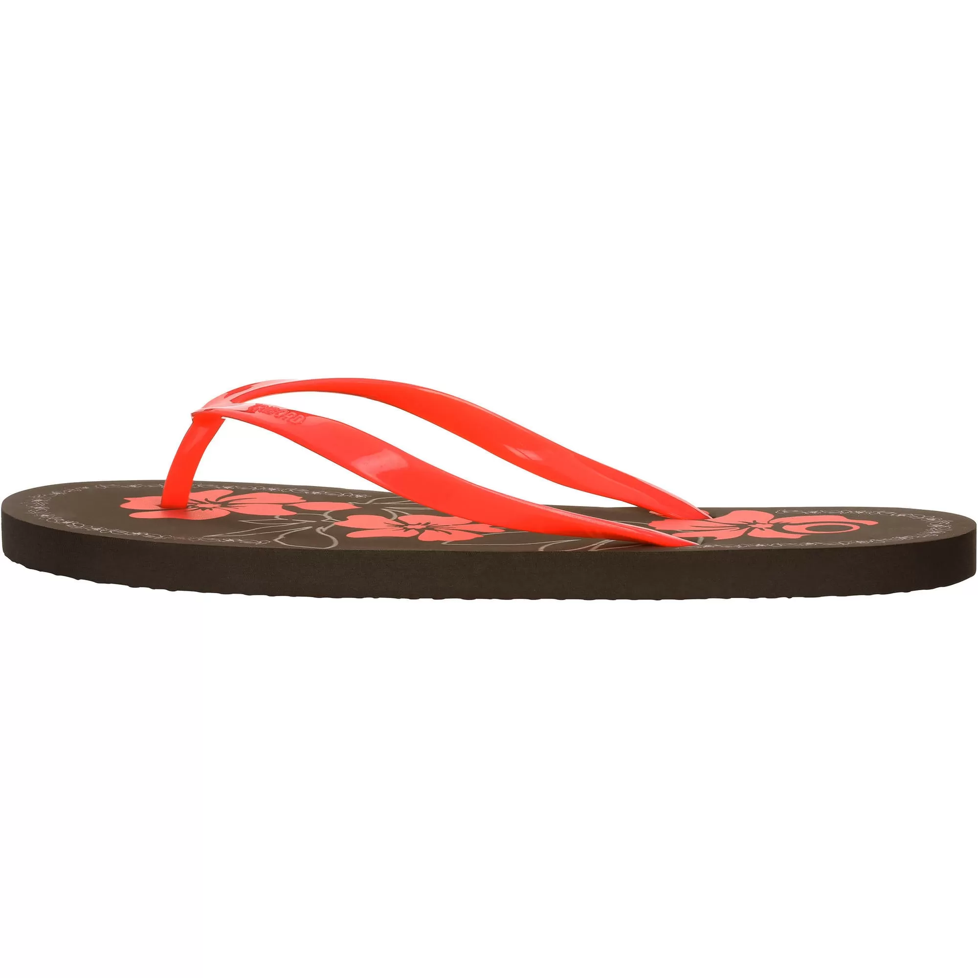 Aloha Brown TO 100S PRINT women's flip-flops