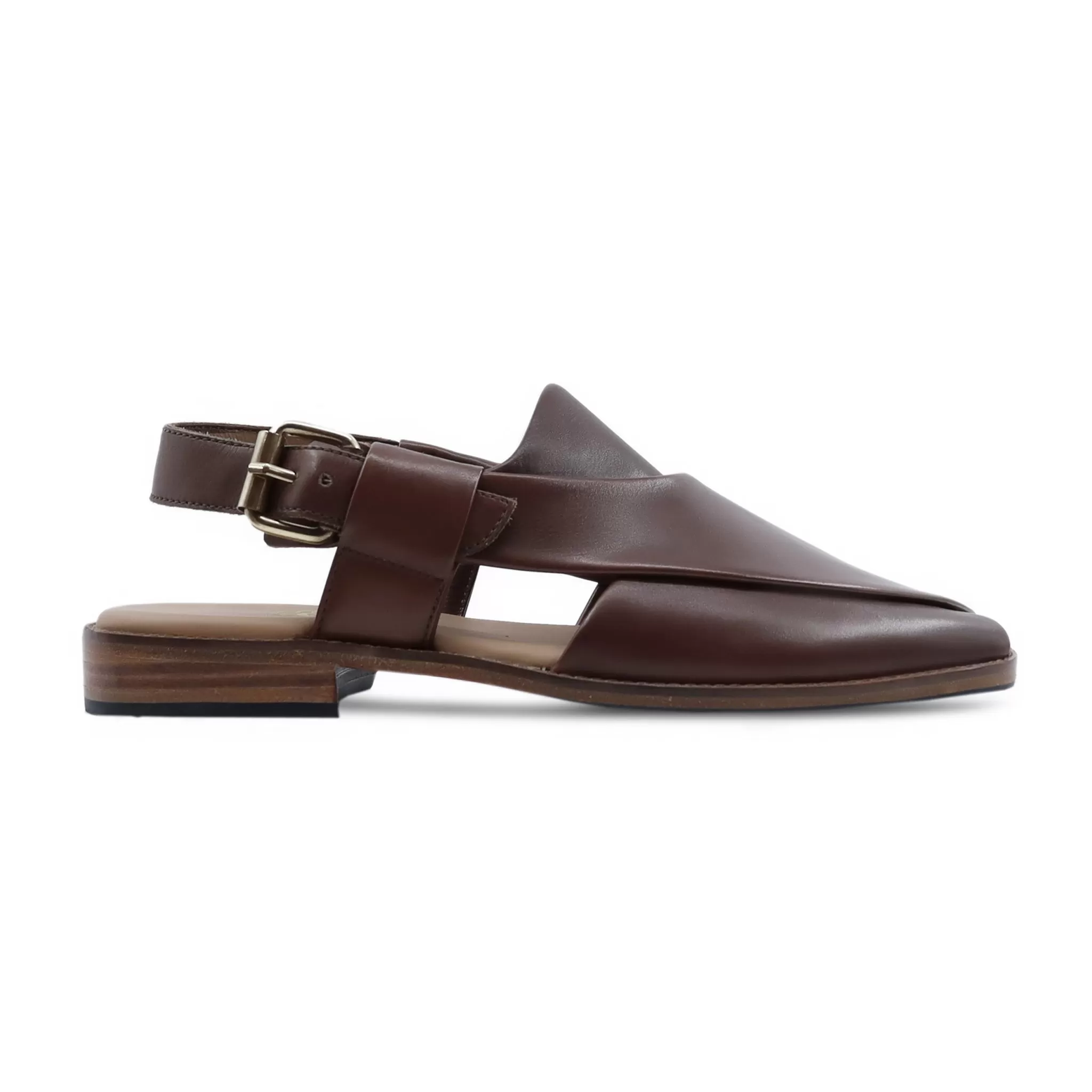 Apia - Men's Dark Brown Calf Leather Sandal