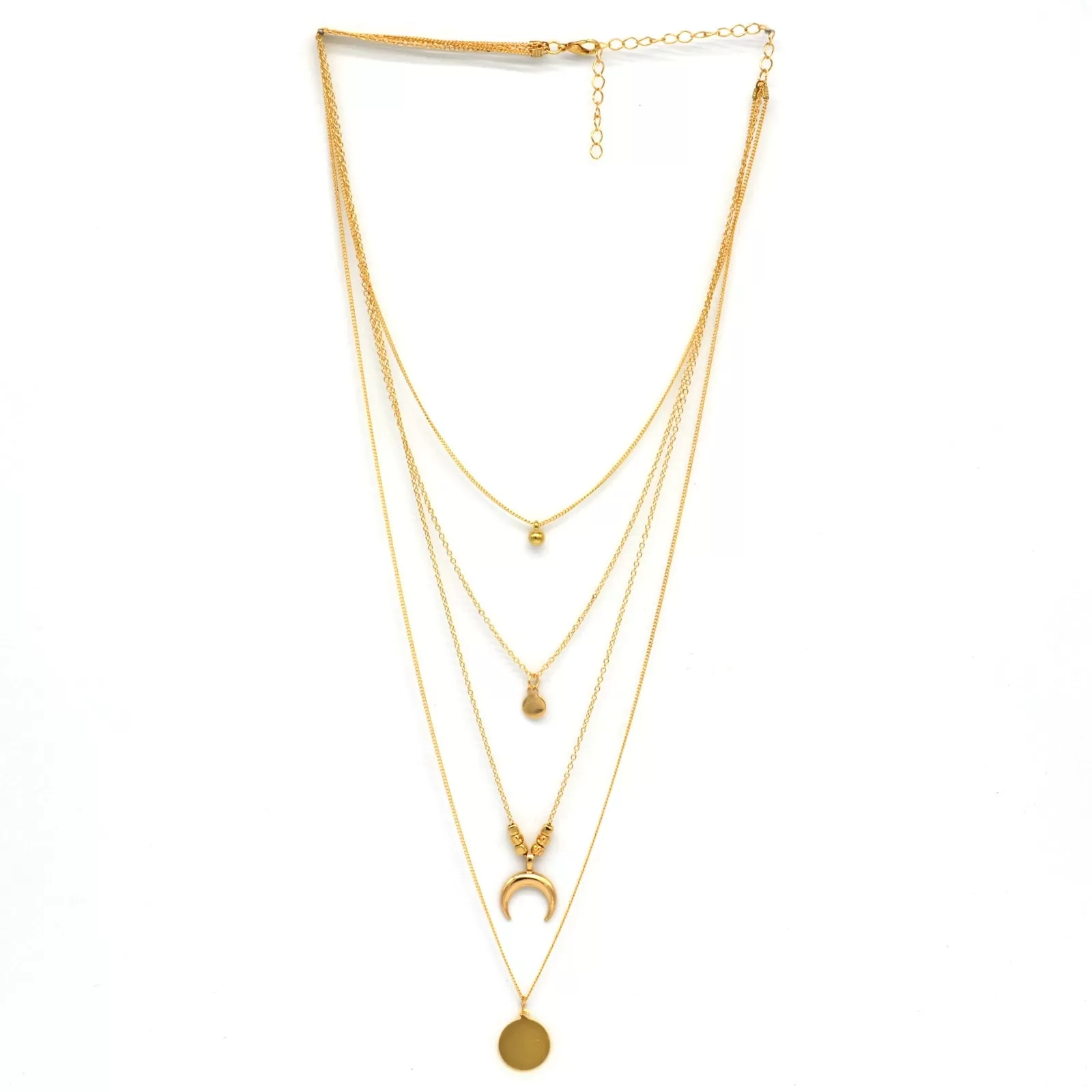 Aurora Layered Gold Necklace