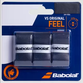 Babolat overgrip for tennis and padel rackets VS Original X3 653040 146 193528 black blue 