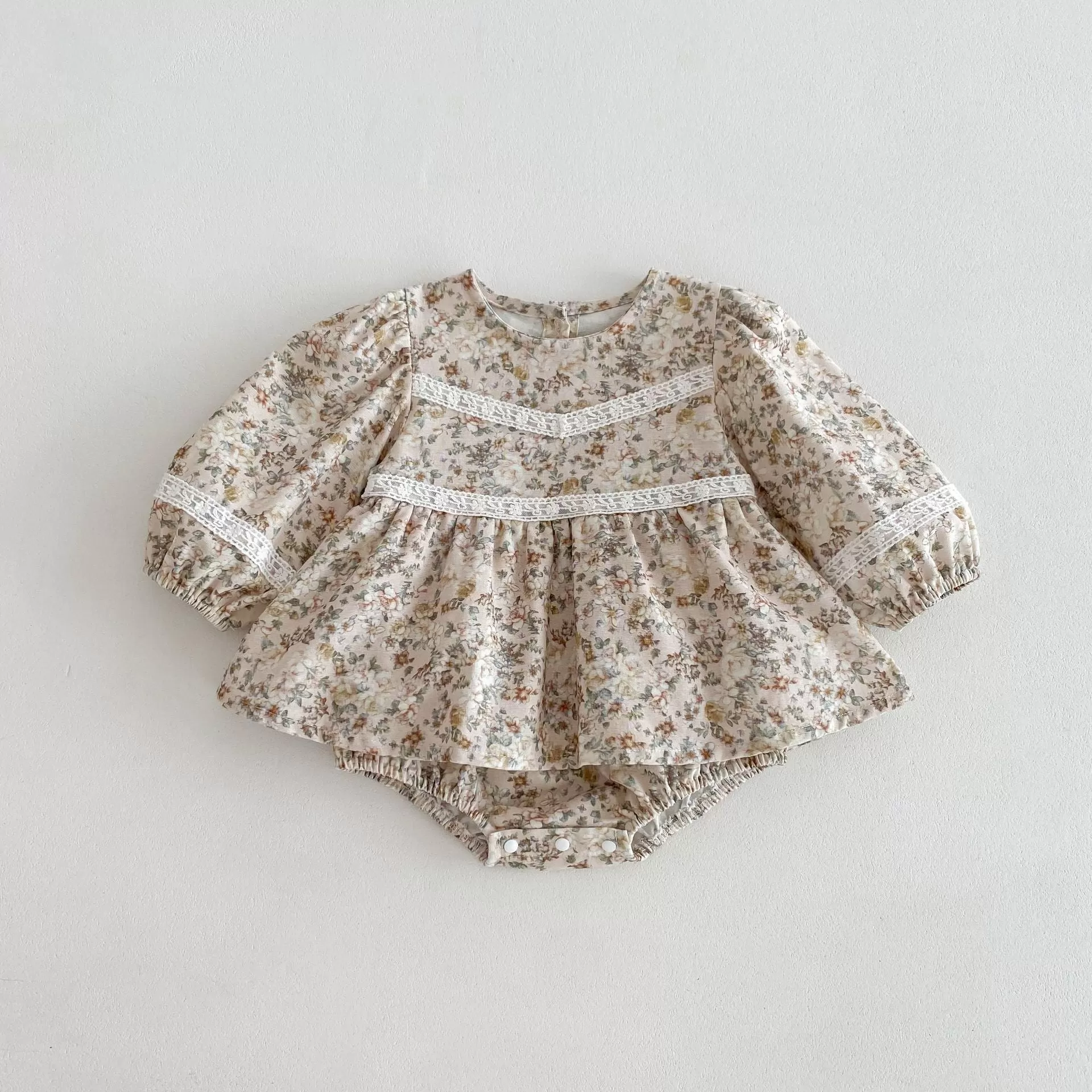 Baby Kid Girls Flower Rompers Wholesale 240301154