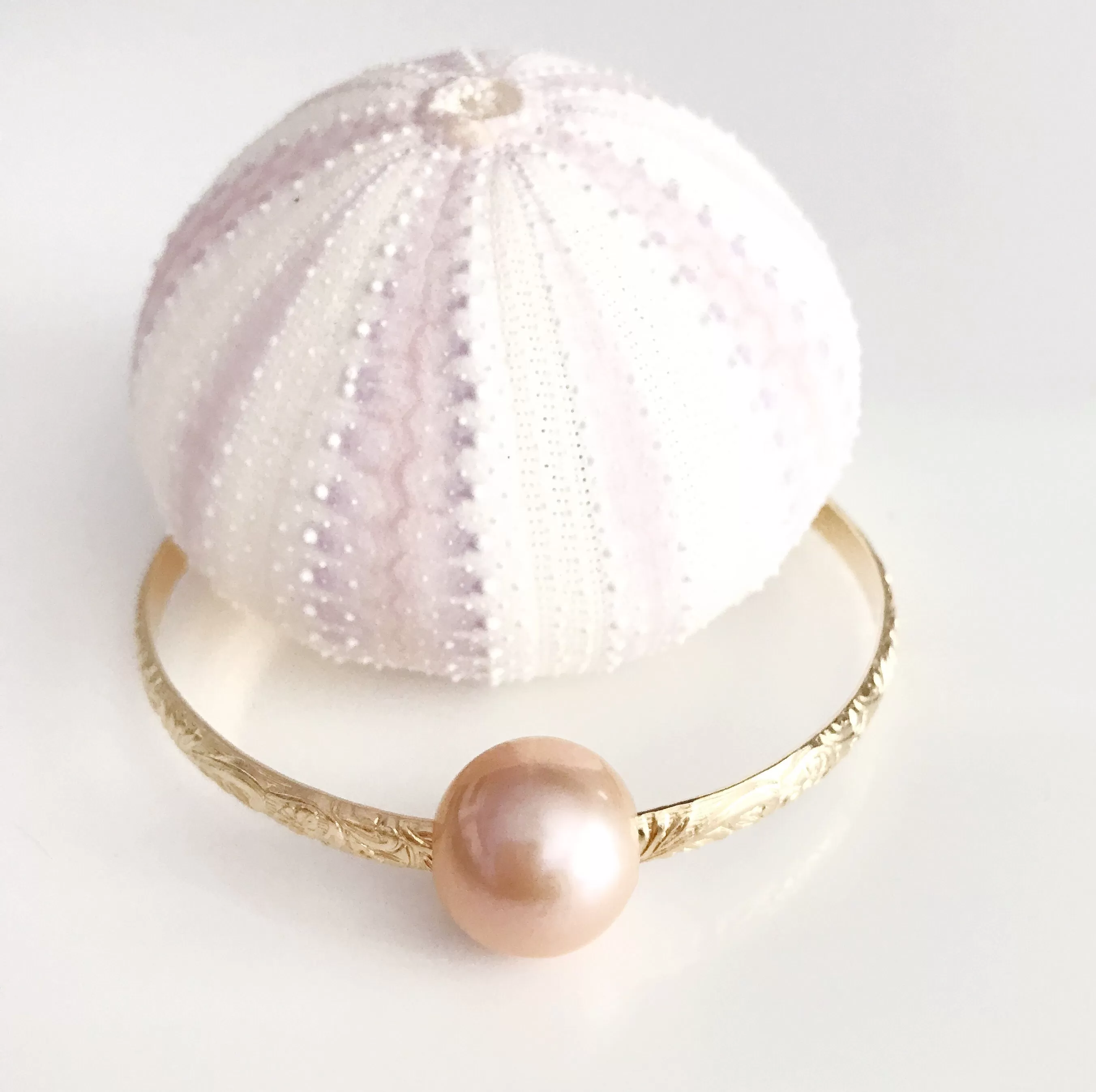 Bangle ALII - pink Edison pearl ( B315)