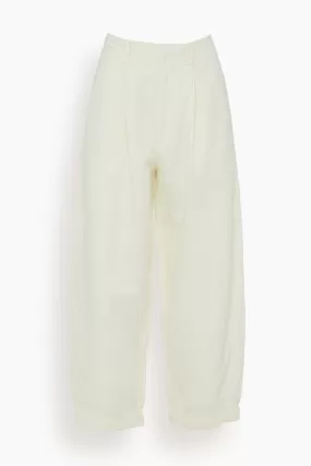 Bari Crop Trouser in Cream