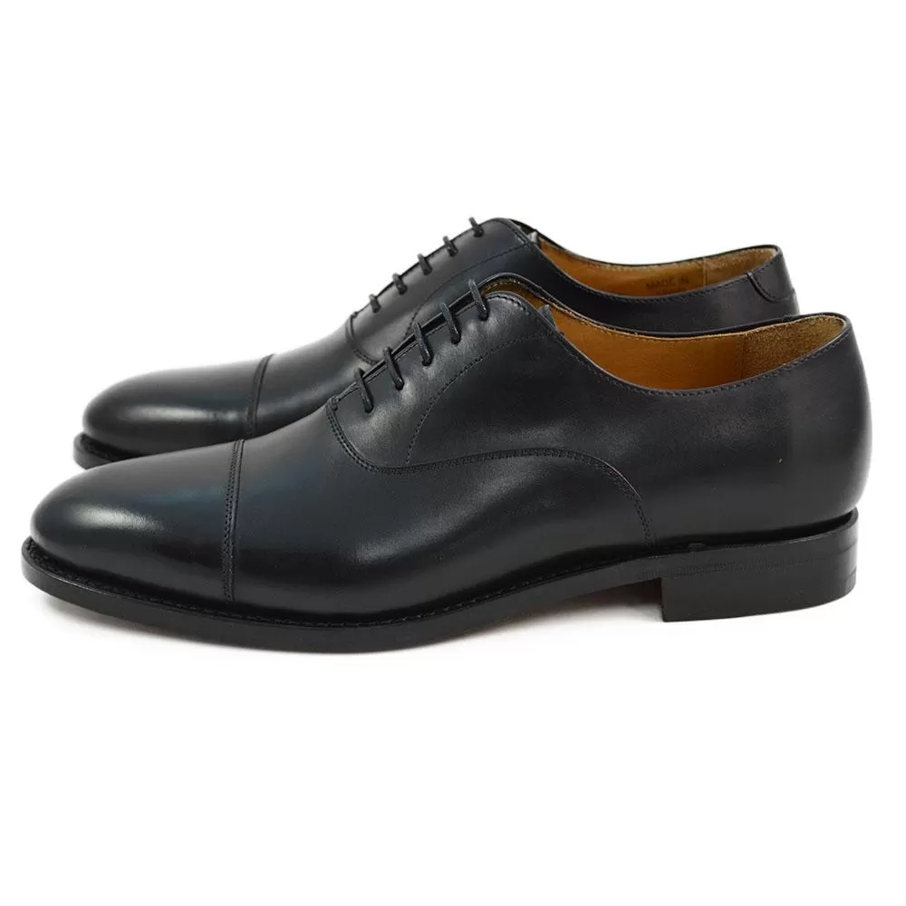 Berwick 1707 Oxford (3010) - Black Boxcalf