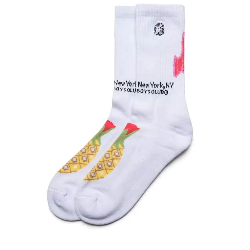 Billionaire Boys Club BB Rockin Socks Bleach White