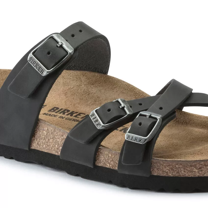 Birkenstock Women's Franca Oiled Leather (Black)