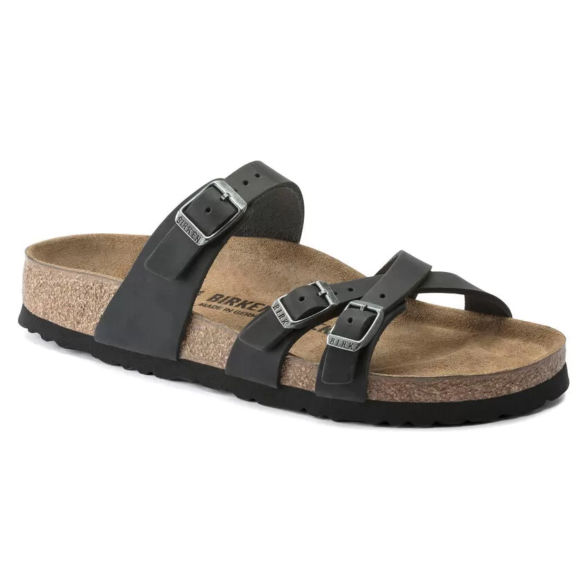 Birkenstock Women's Franca Oiled Leather (Black)