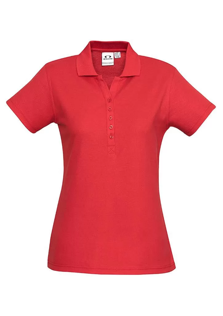 Biz Collection Womens Crew S/S Polo(1st 10 Colours) (P400LS)