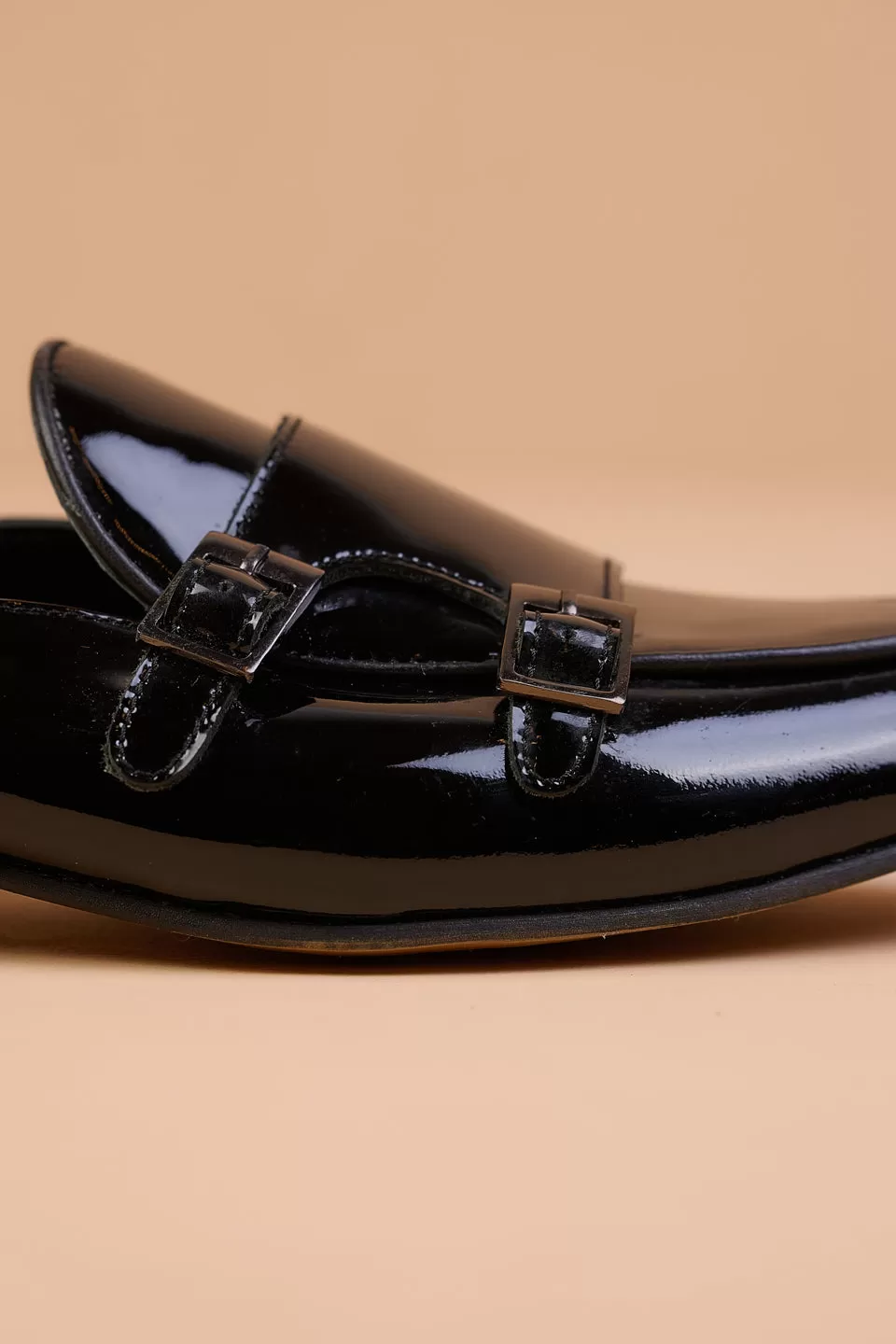 Black Patent Leather Loafers