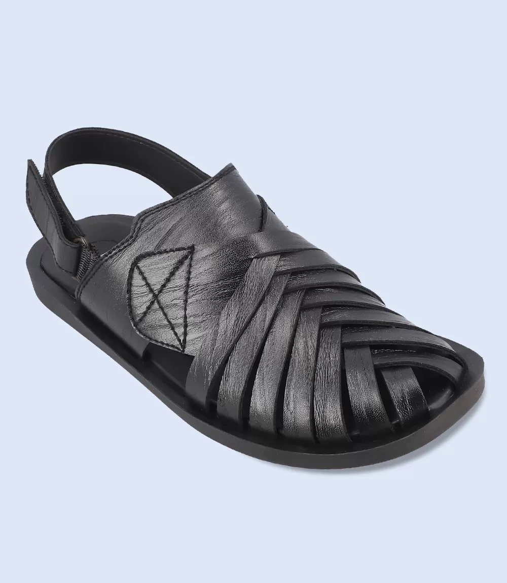 BM4569-BLACK-Men Sandal