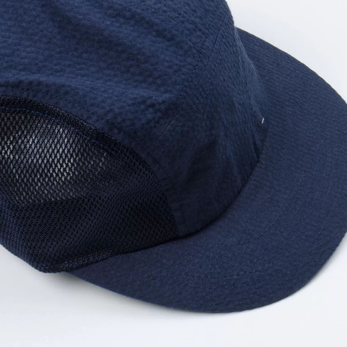 cableami - Seersucker / Mesh Jet Cap - Navy Solid