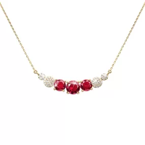 Candy Cherry Red Necklace