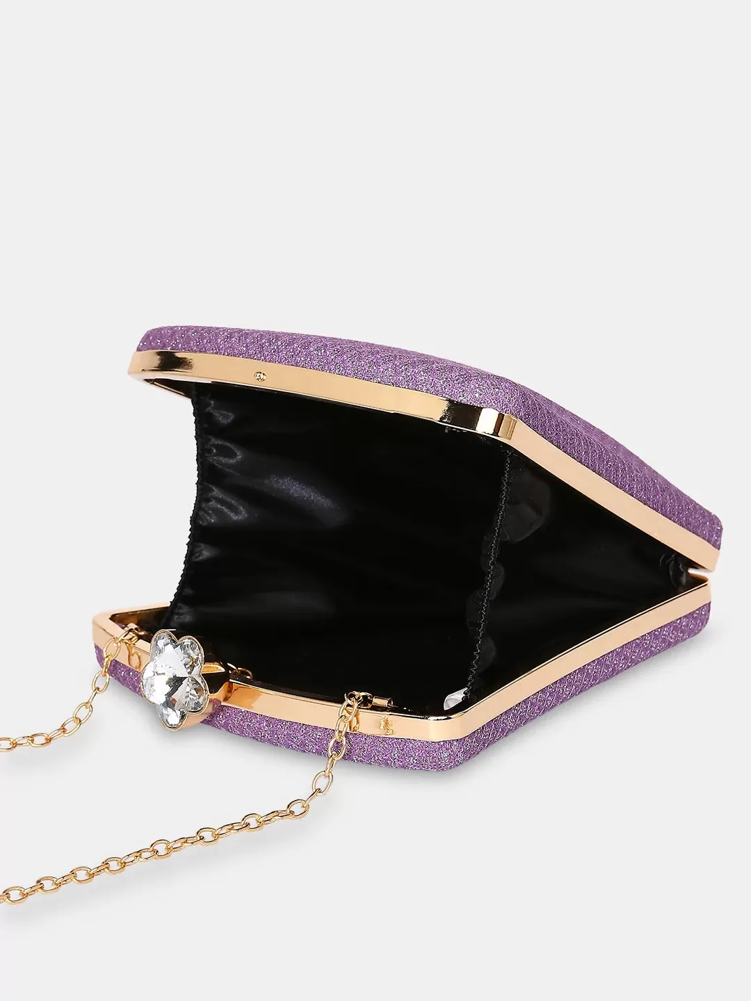 Caprese Glory Clutch Small Purple