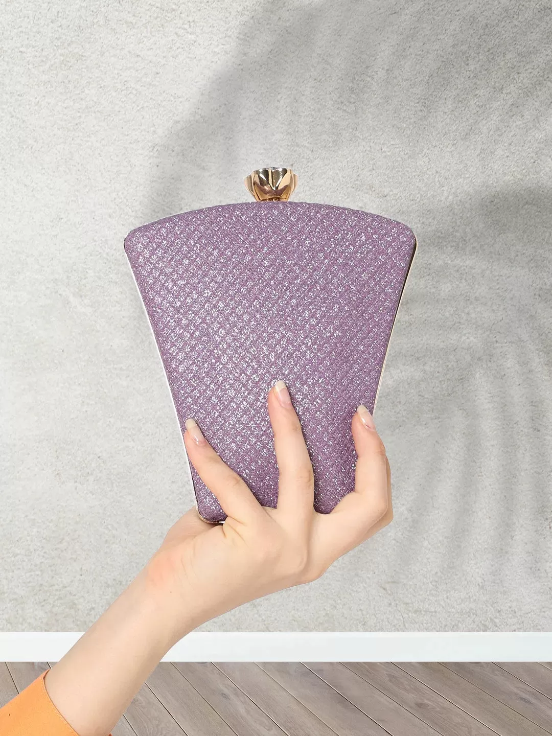 Caprese Glory Clutch Small Purple