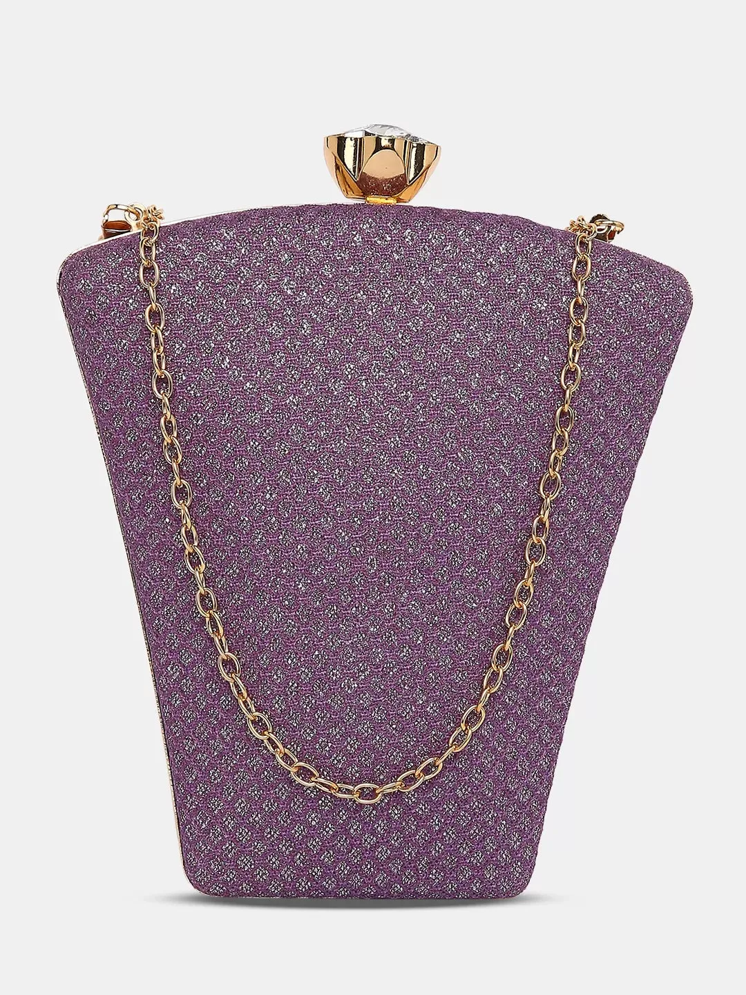 Caprese Glory Clutch Small Purple