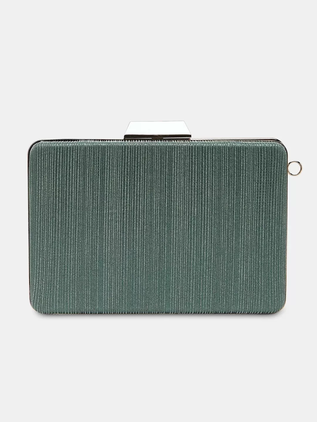 Caprese Goldy Clutch Small Green