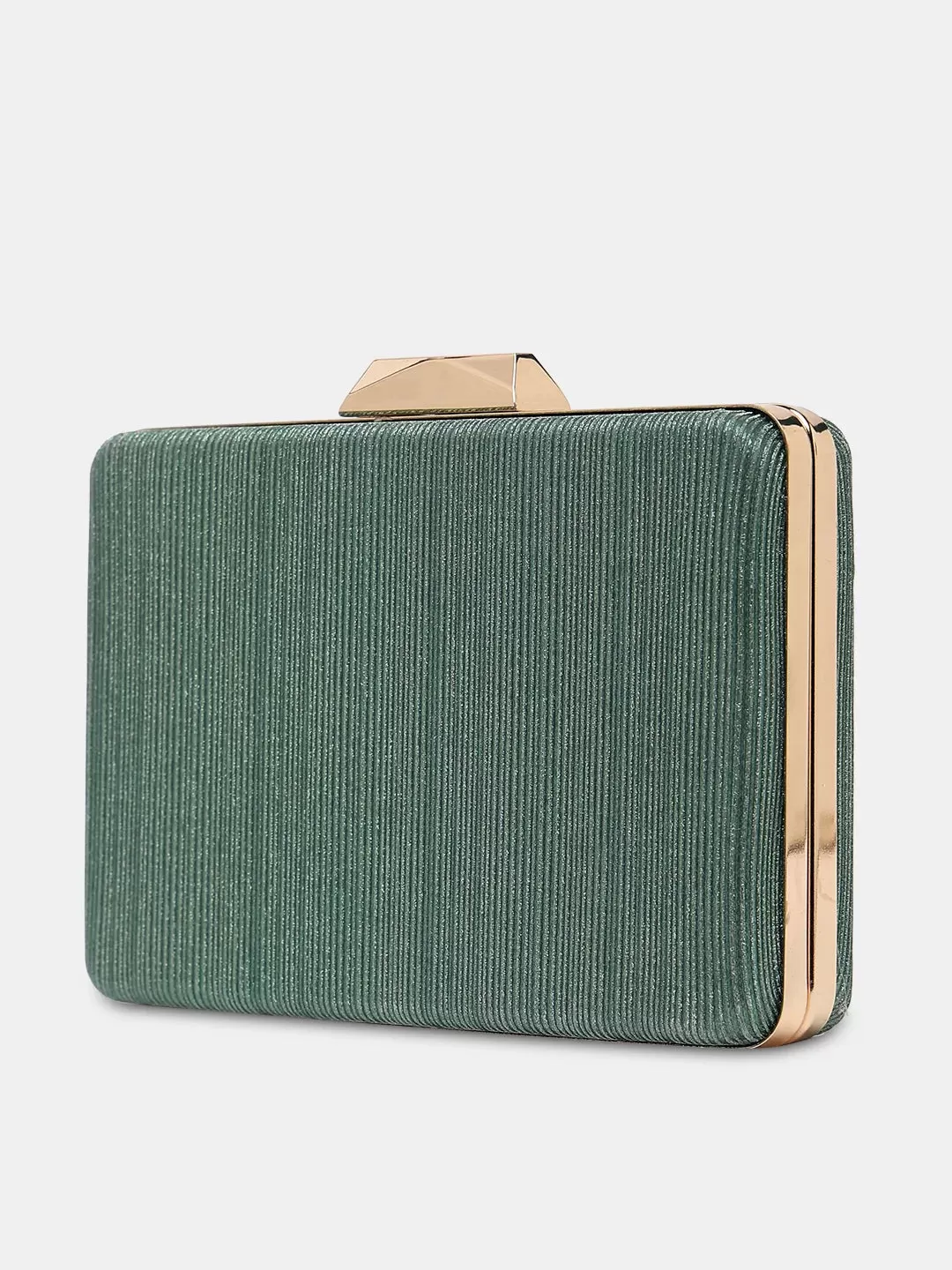 Caprese Goldy Clutch Small Green