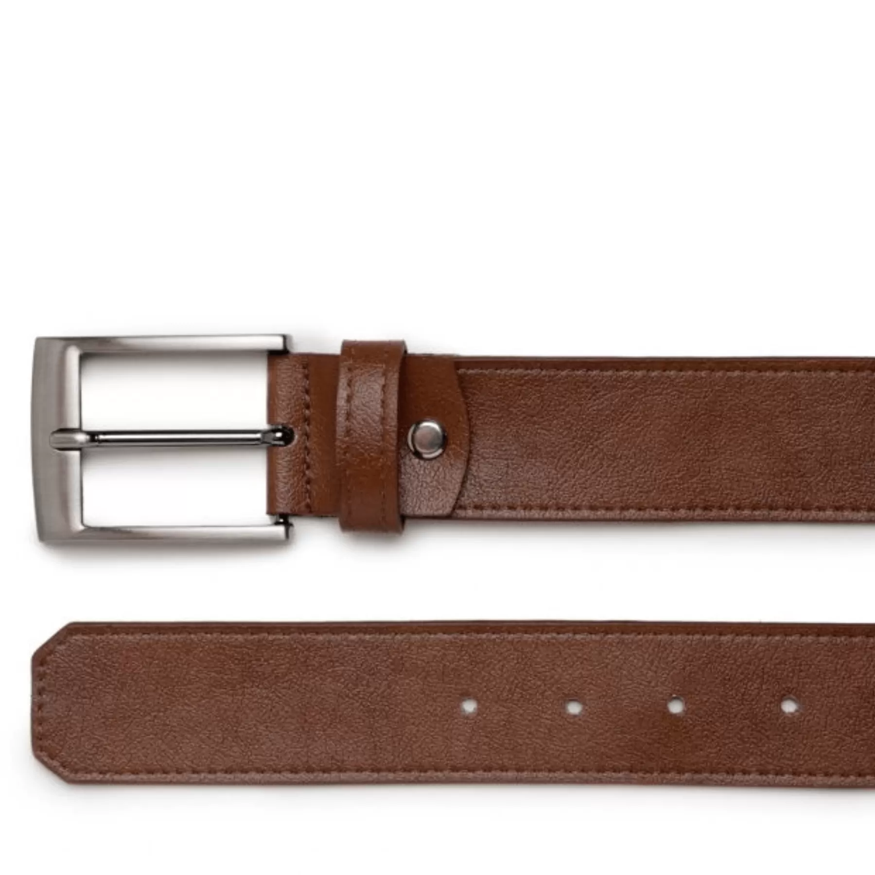 Casual vegan belt by Ahimsa - black, tan and dark brown