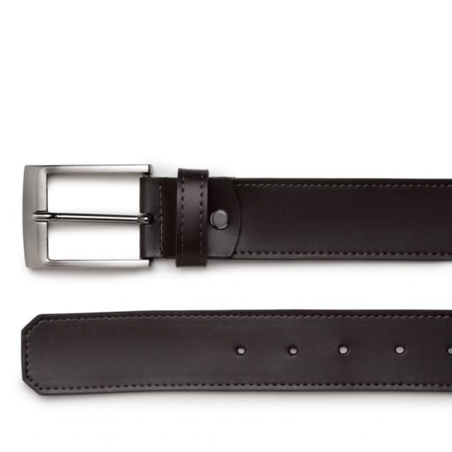 Casual vegan belt by Ahimsa - black, tan and dark brown