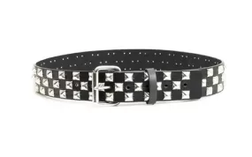 Checkered stud Belt