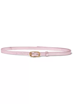 Claud Belt Metallic Leather Blush