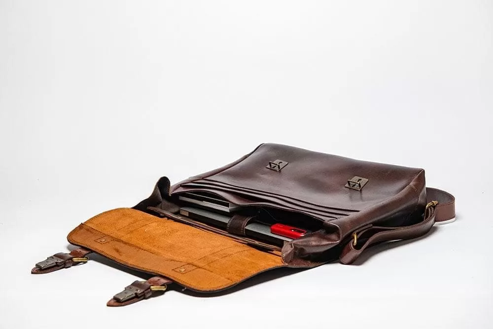 Coarse Leather Messenger 2.0