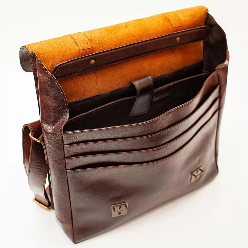 Coarse Leather Messenger 2.0