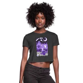 Creepy Night Women's Cropped T-Shirt