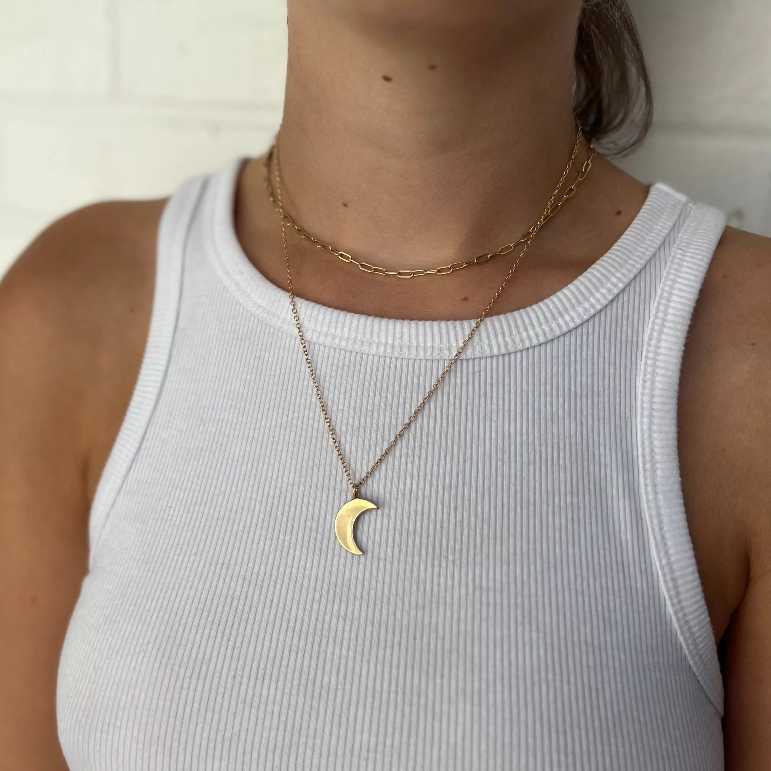 CRESCENT MOON PENDANT