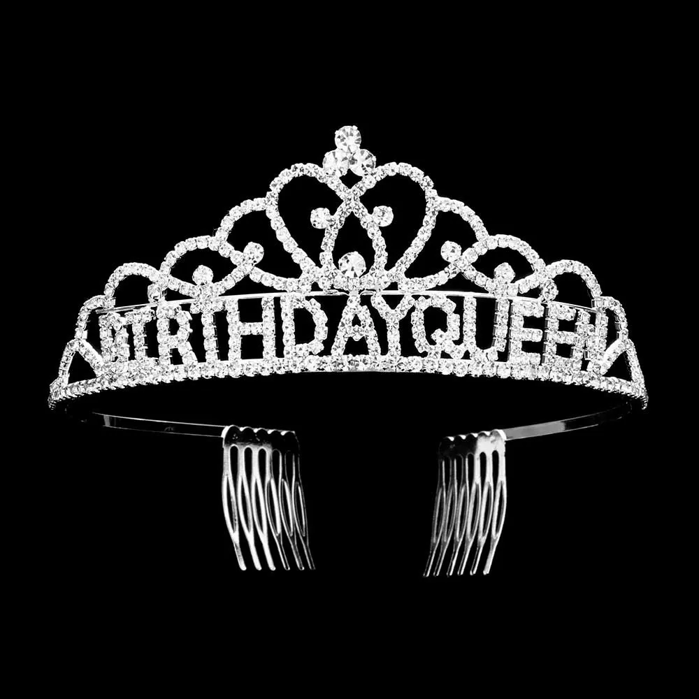 Crystal Rhinestone Birthday Queen Party Tiara