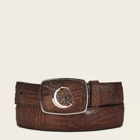 CV499MO - Cuadra brown western fashion Moreleti belt for men