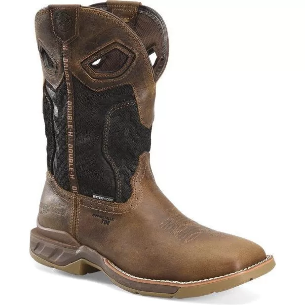 Double H Men's Zenon 11" Comp Toe WP Western Work Boot- Brown - DH5366