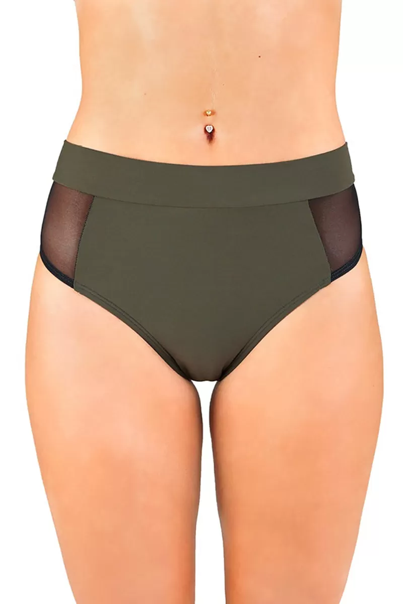 Dragonfly Molly Shorts - Khaki Mesh