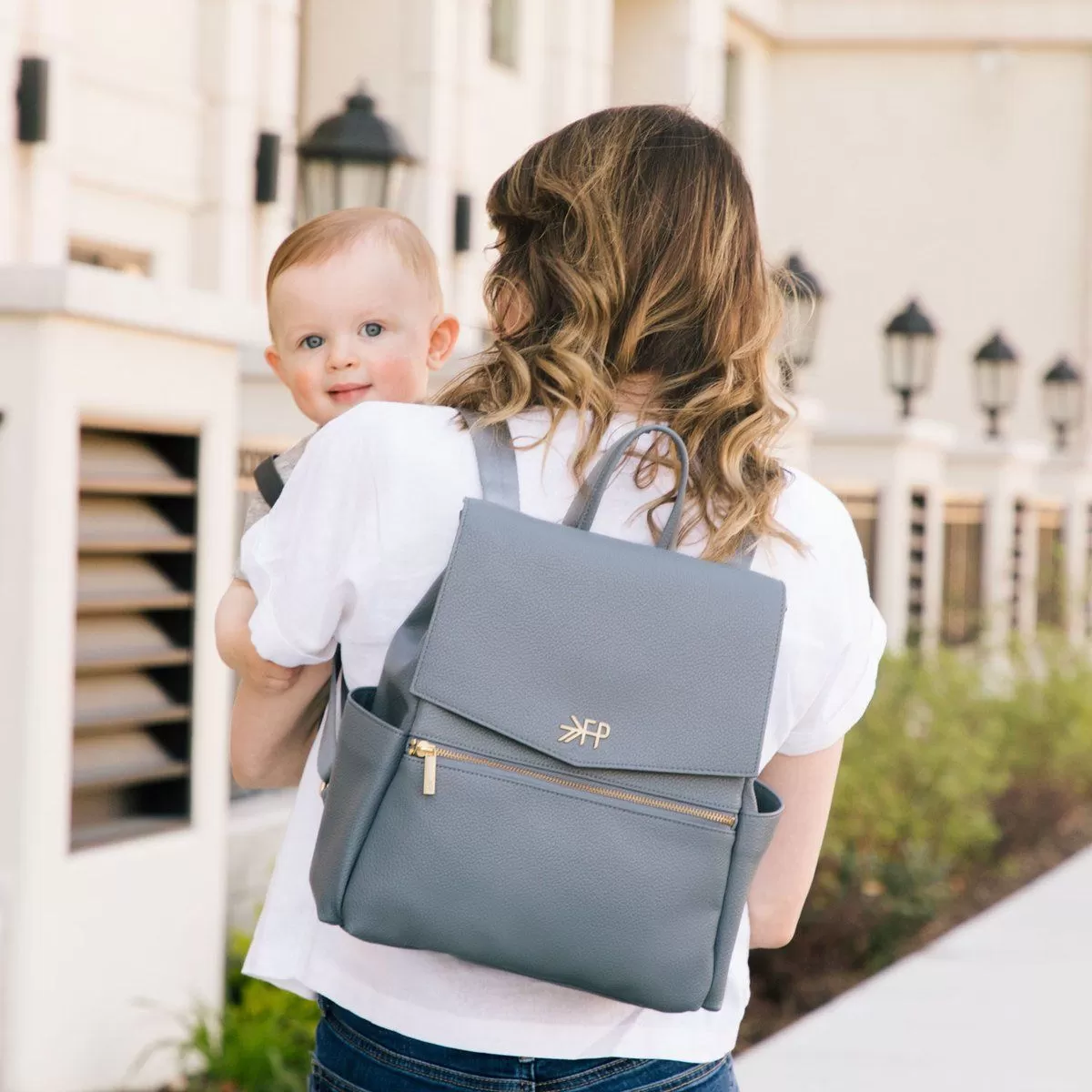 Dusty Blue Mini Classic Bag II