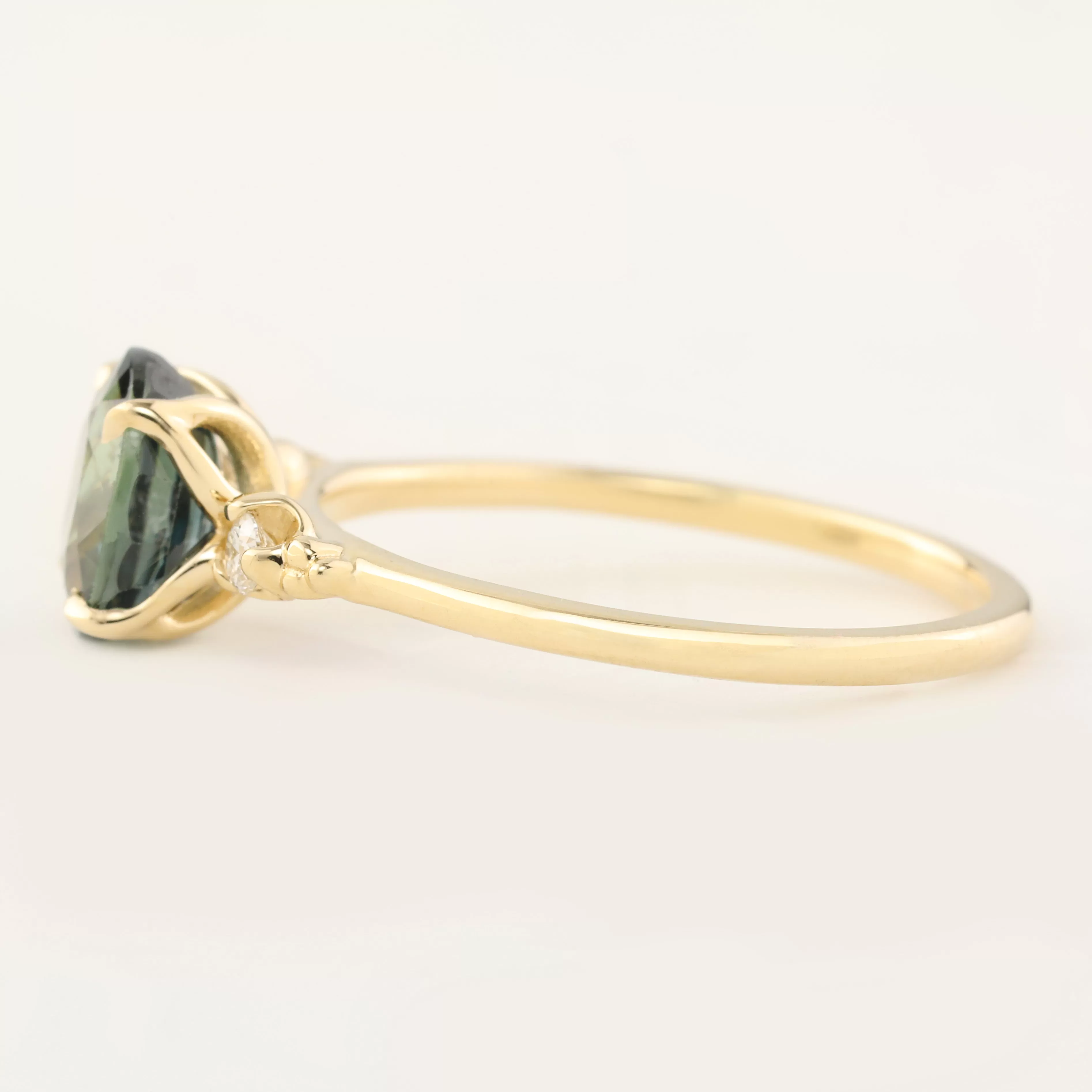 Estel Ring - 1.93ct Green Sapphire (One of a kind)