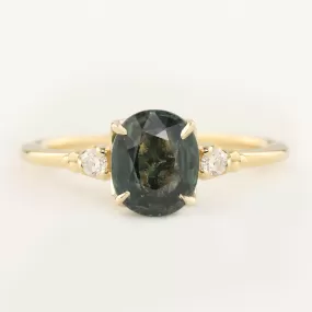 Estel Ring - 1.93ct Green Sapphire (One of a kind)