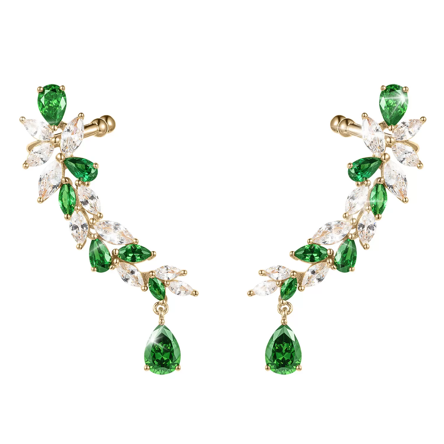 Evergreen Dream Climber Earrings