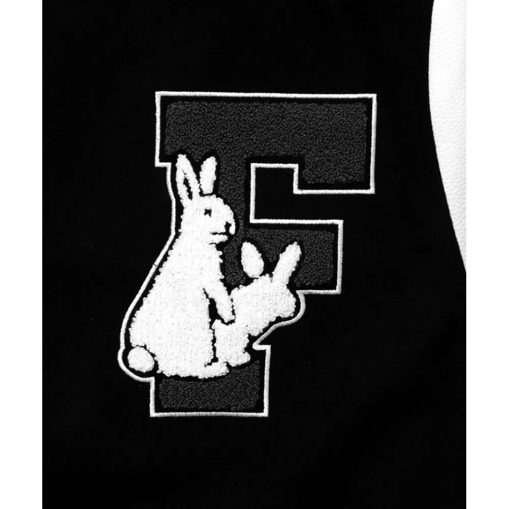 #FR2 RABBITS STUDIUM JUMPER-BLACK